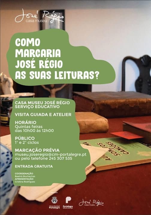 Serviço Educativo do Museu Municipal: como marcaria José Régio as suas leituras?
