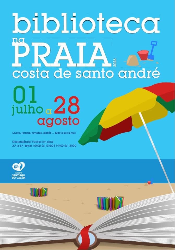 Biblioteca na Praia 2026 – Costa de Santo André