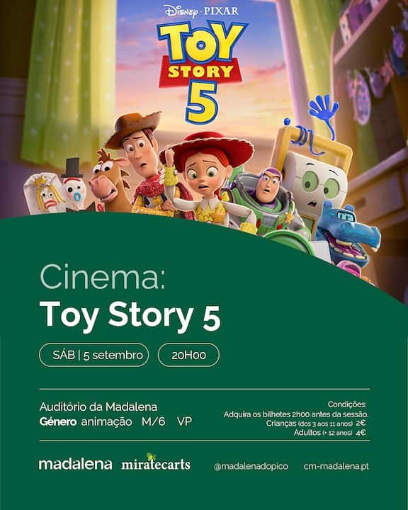 Cinema no Auditório: Toy Story 5