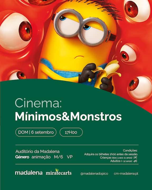 Cinema no Auditório: Mínimos&Monstros
