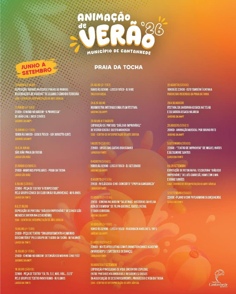 Animação de Verão Praia da Tocha 2026